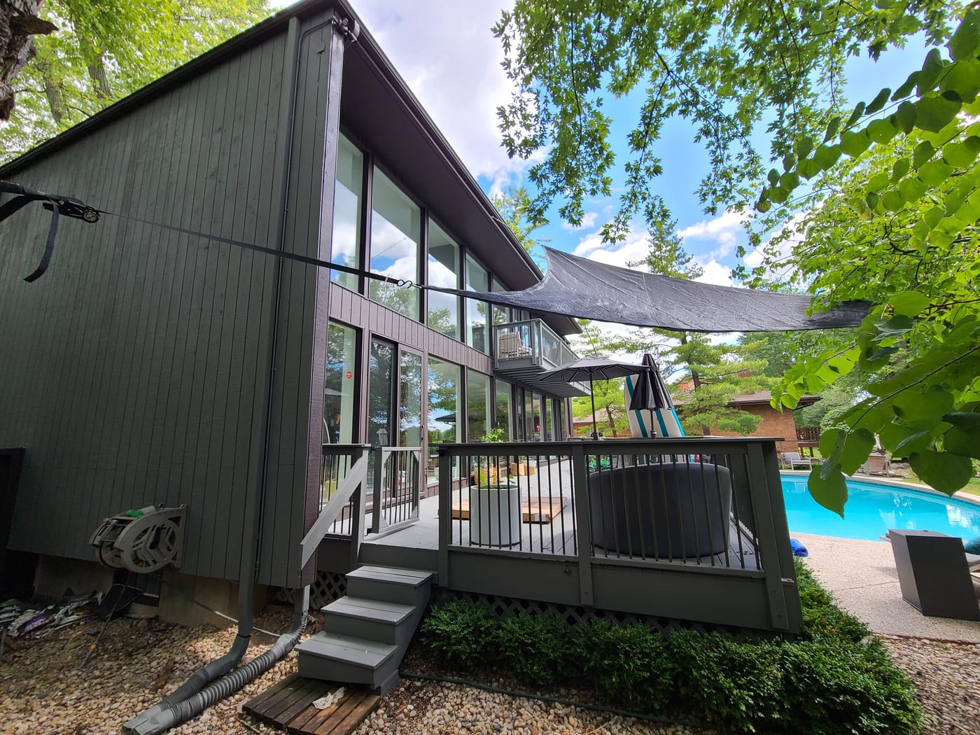 Home Exterior Dark Trim Siding - Exterior Painting by Z&Z Painting