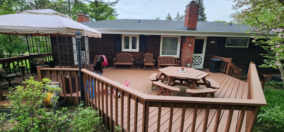 Restored Deck Fresh Stain Finish - Deck Staining by Z&Z Painting
