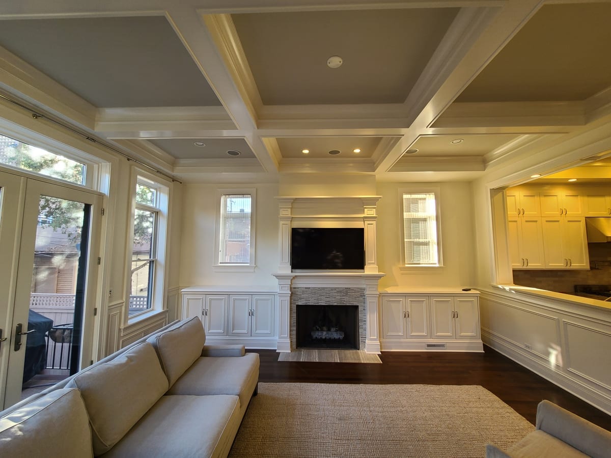 Trim Detail Work Crisp White Finish - Interior Painting by Z&Z Painting