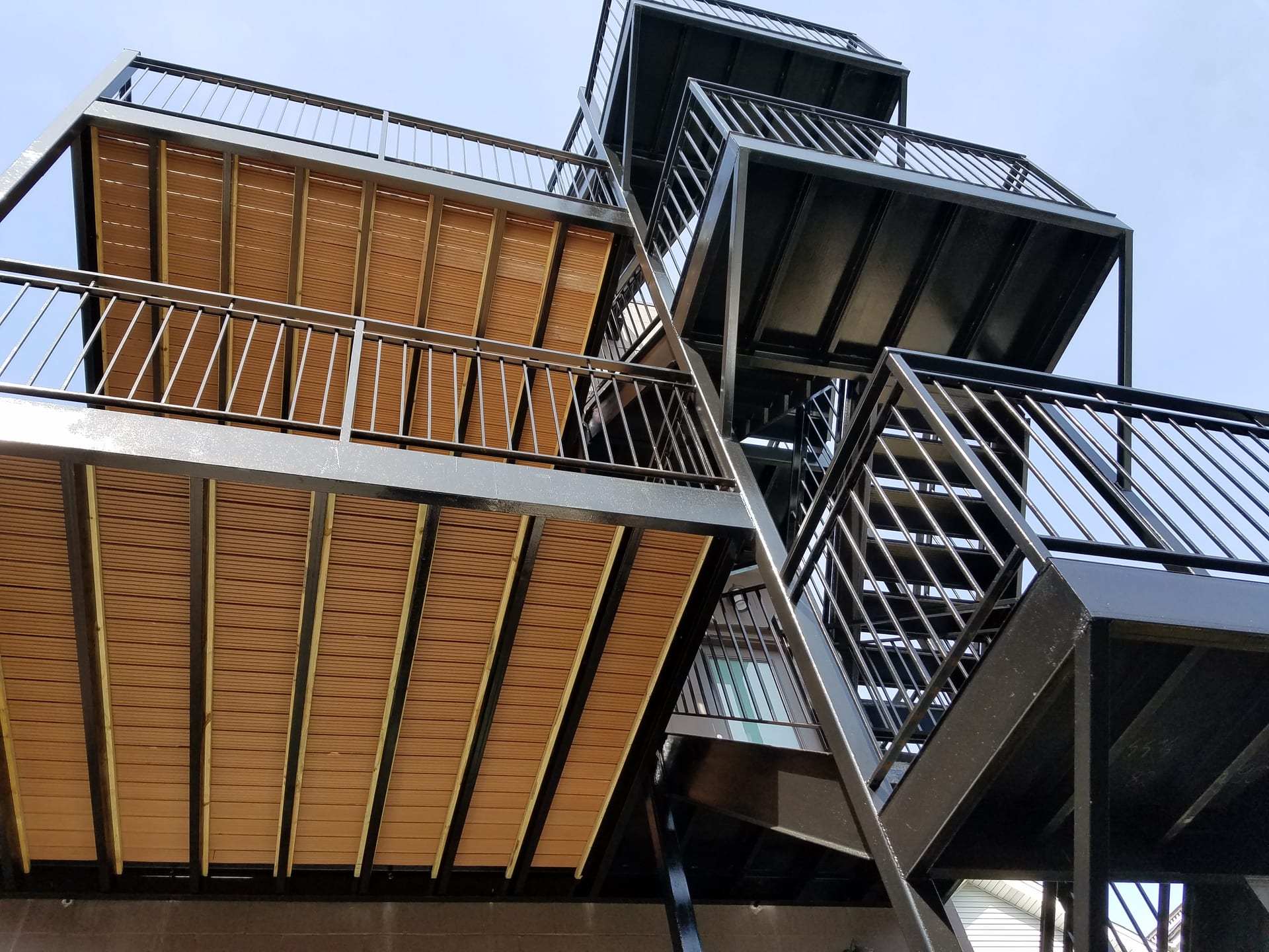 Commercial Building Metal Staircase Exterior - Commercial Property Program by Z&Z Painting